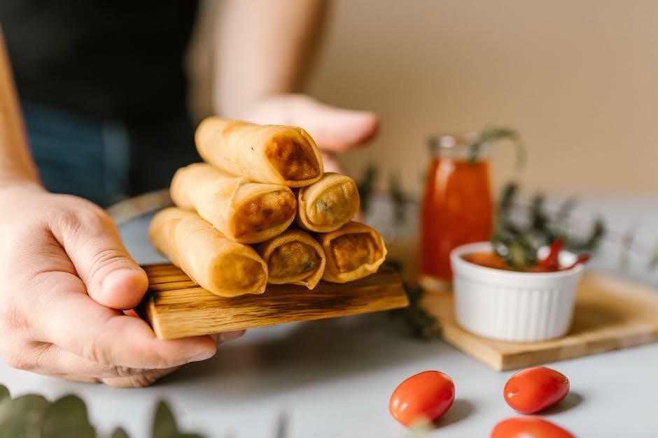 summ spring rolls cooking instructions